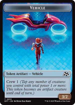 0012 Vehicle // Pilot Double-Sided Token T Aetherdrift