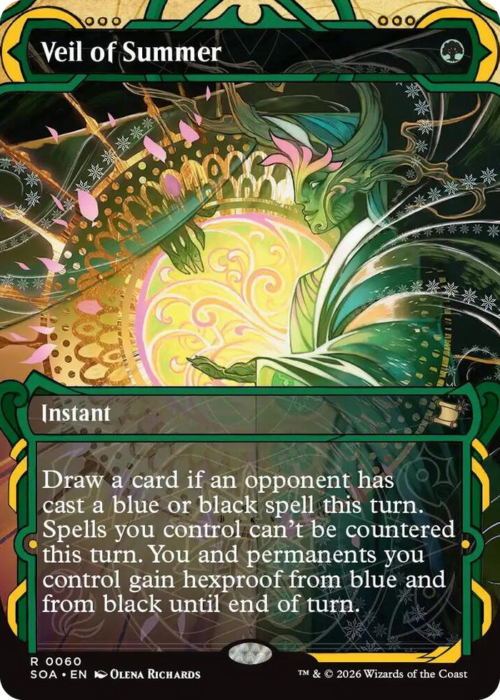 Veil of Summer #60 R - Secrets of Strixhaven: Mystical Archive Pokemon card