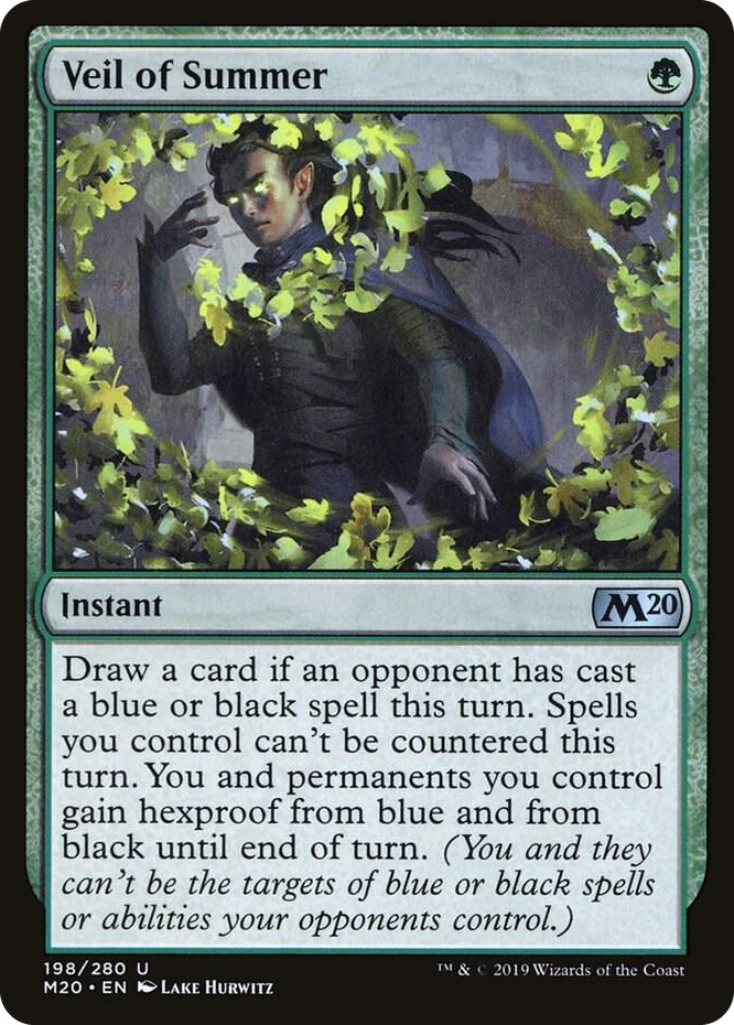 0198 Veil of Summer U Core Set 2020