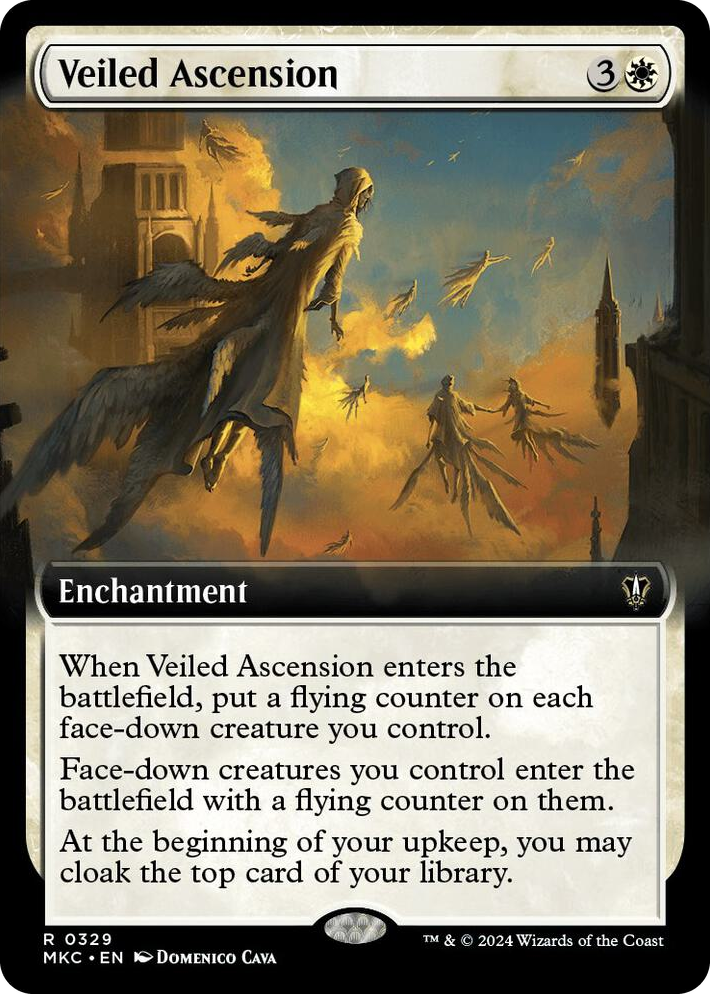 0329 Veiled Ascension (Extended Art) R Commander: Murders at Karlov Manor
