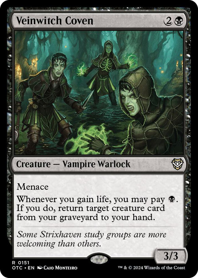 0151 Veinwitch Coven R Commander: Outlaws of Thunder Junction