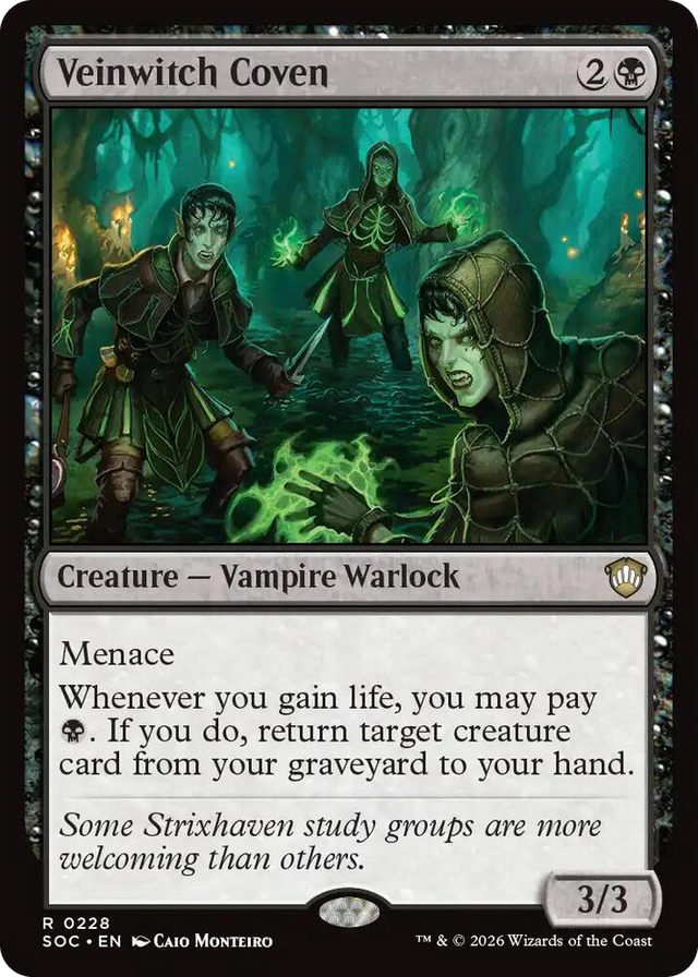 0228 Veinwitch Coven R Commander: Secrets of Strixhaven