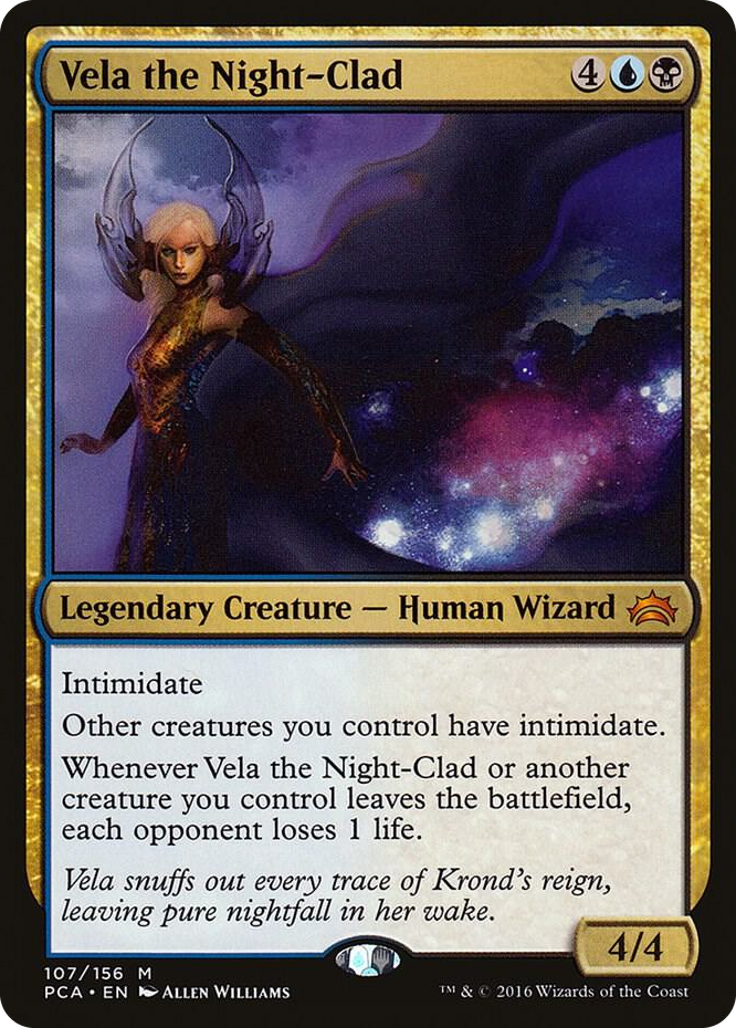 Vela the Night-Clad #107 M - Planechase Anthology Pokemon card