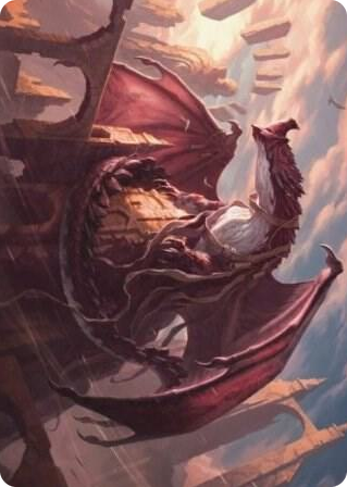 0061 Velomachus Lorehold Art Card S Art Series: Strixhaven