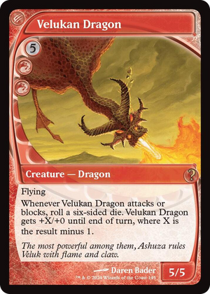 0145 Velukan Dragon (Future Sight) R Mystery Booster 2