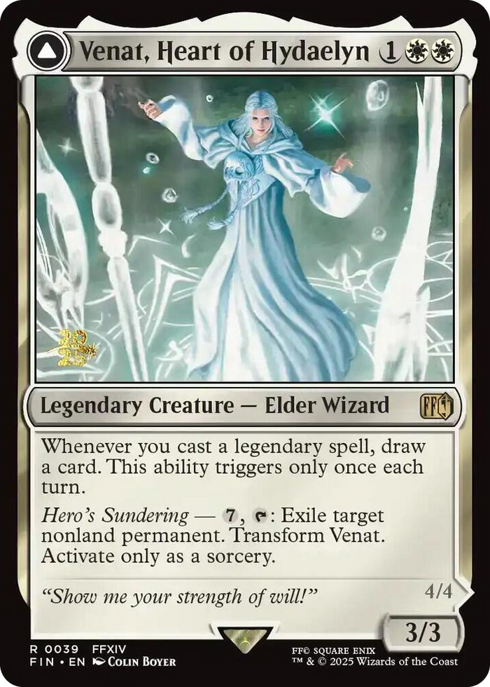 Venat, Heart of Hydaelyn #39 R - Prerelease Cards Pokemon card