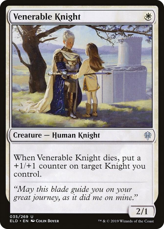 0035 Venerable Knight U Throne of Eldraine