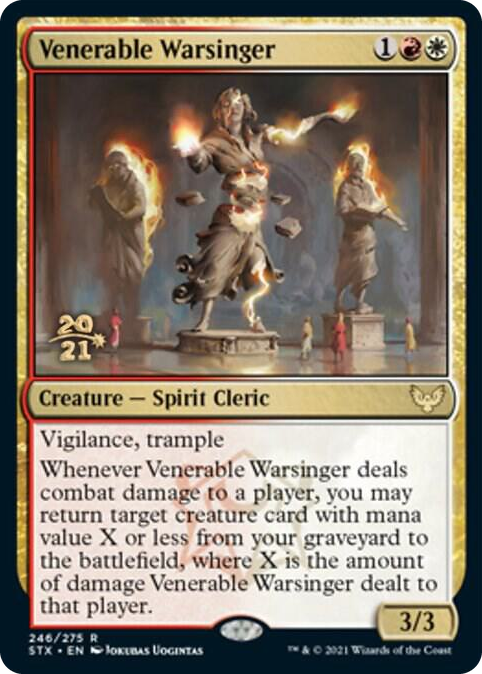 Venerable Warsinger #246 R - Prerelease Cards Pokemon card