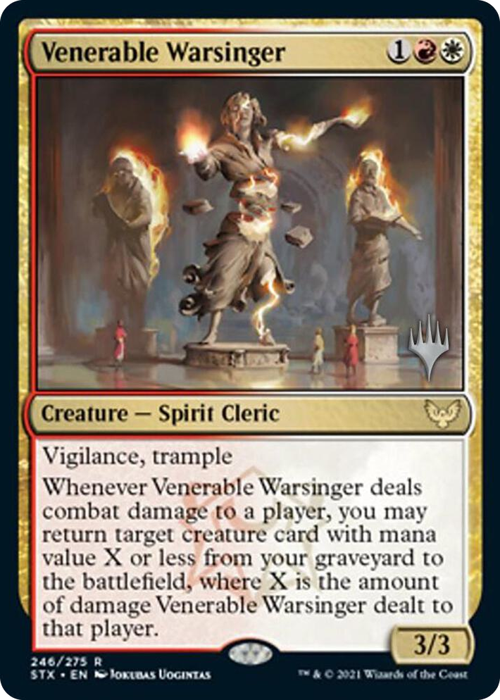 0246 Venerable Warsinger R Promo Pack: Strixhaven