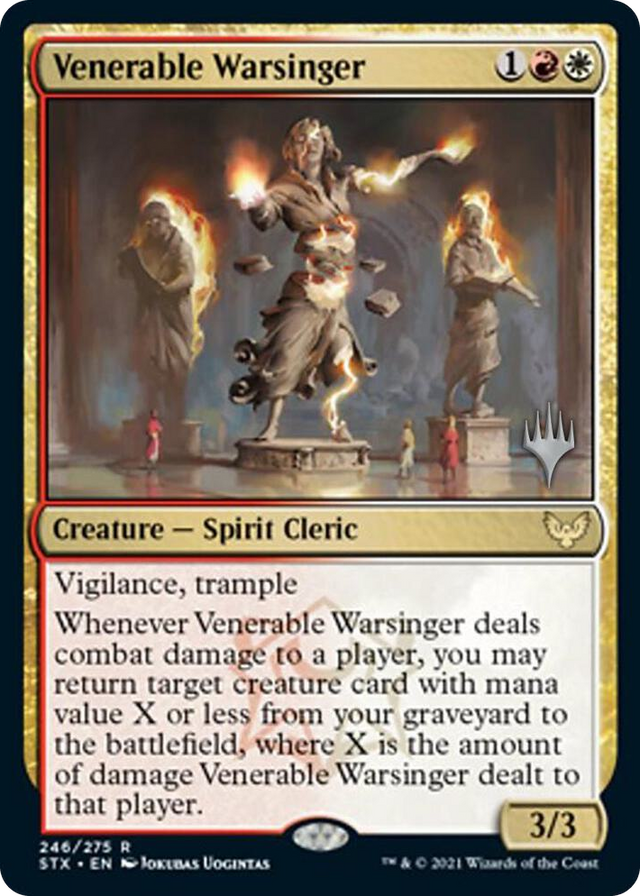 0246 Venerable Warsinger R Promo Pack: Strixhaven