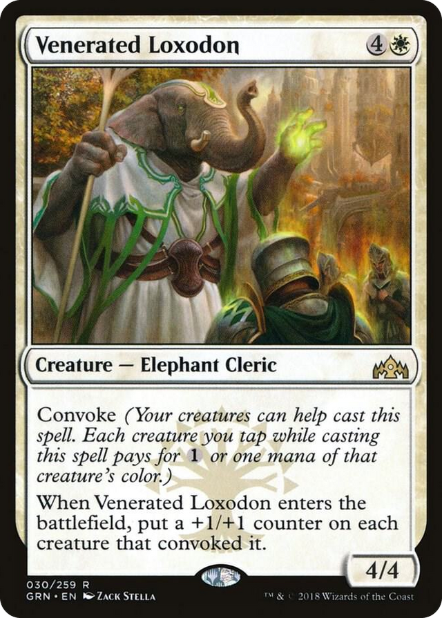 0030 Venerated Loxodon R Guilds of Ravnica