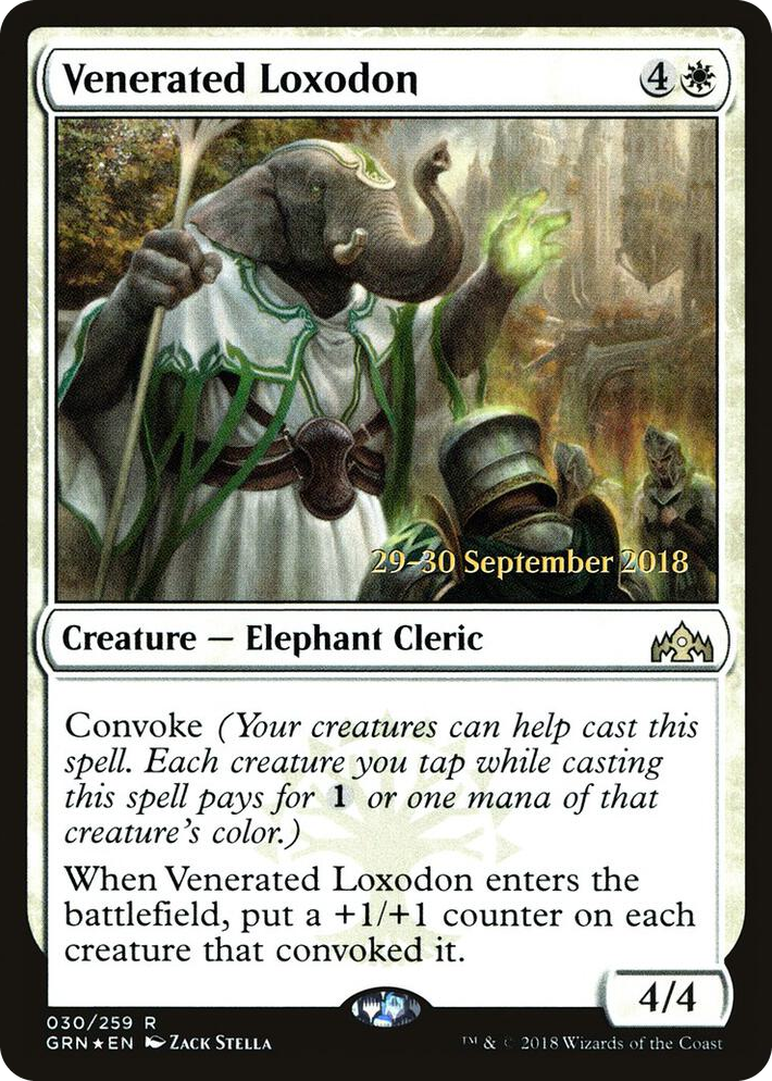 0030 Venerated Loxodon R Prerelease Cards