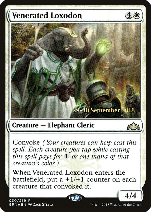 0030 Venerated Loxodon R Prerelease Cards