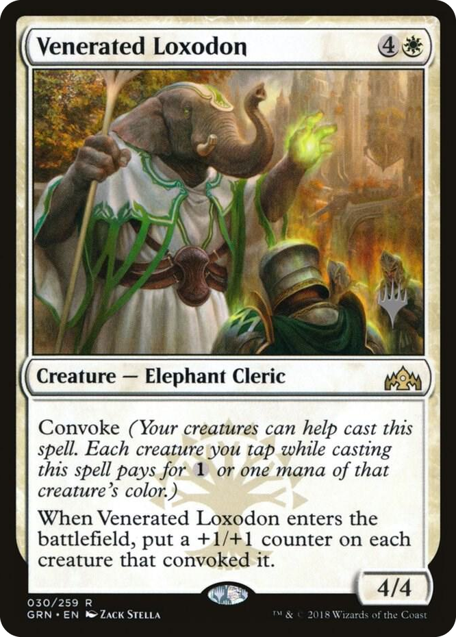 0030 Venerated Loxodon R Promo Pack: Theros Beyond Death