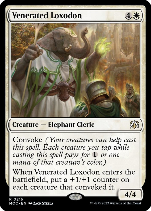 0215 Venerated Loxodon R Commander: March of the Machine