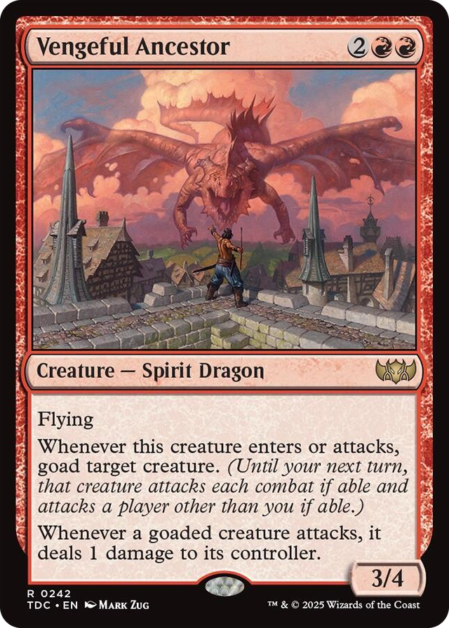 0242 Vengeful Ancestor R Commander: Tarkir: Dragonstorm