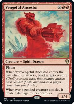 0812 Vengeful Ancestor R Commander Legends: Battle for Baldur's Gate