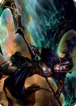 0029 Vengeful Reaper Art Card (Gold-Stamped Signature) S Art Series: Kaldheim