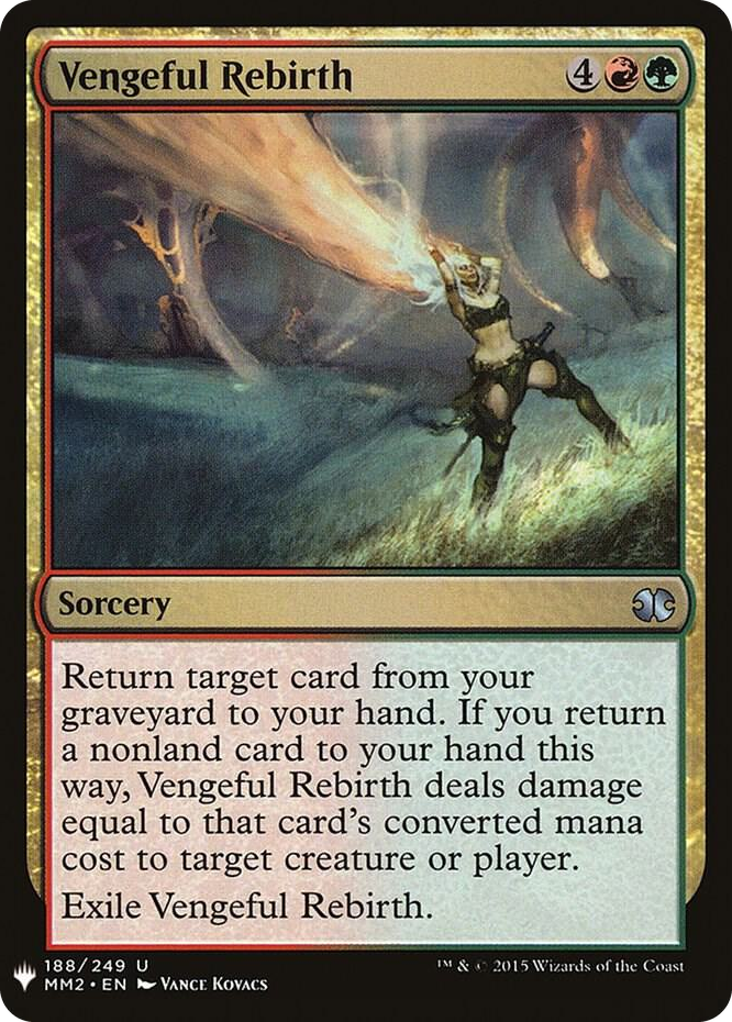 0188 Vengeful Rebirth U The List Reprints