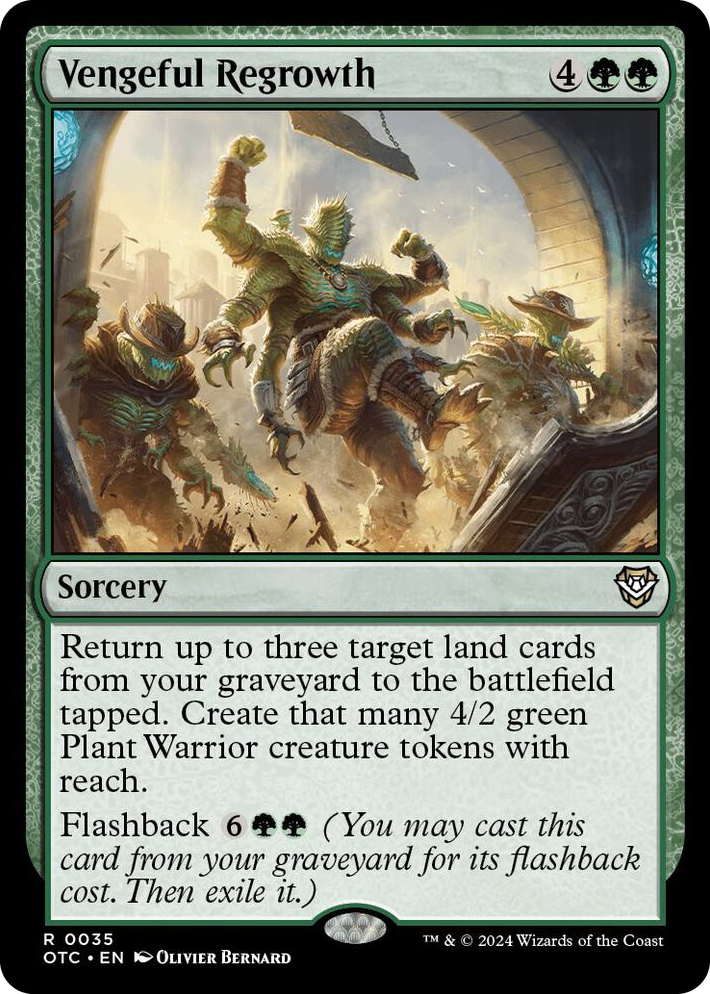 0035 Vengeful Regrowth R Commander: Outlaws of Thunder Junction