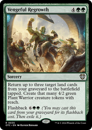 0035 Vengeful Regrowth R Commander: Outlaws of Thunder Junction