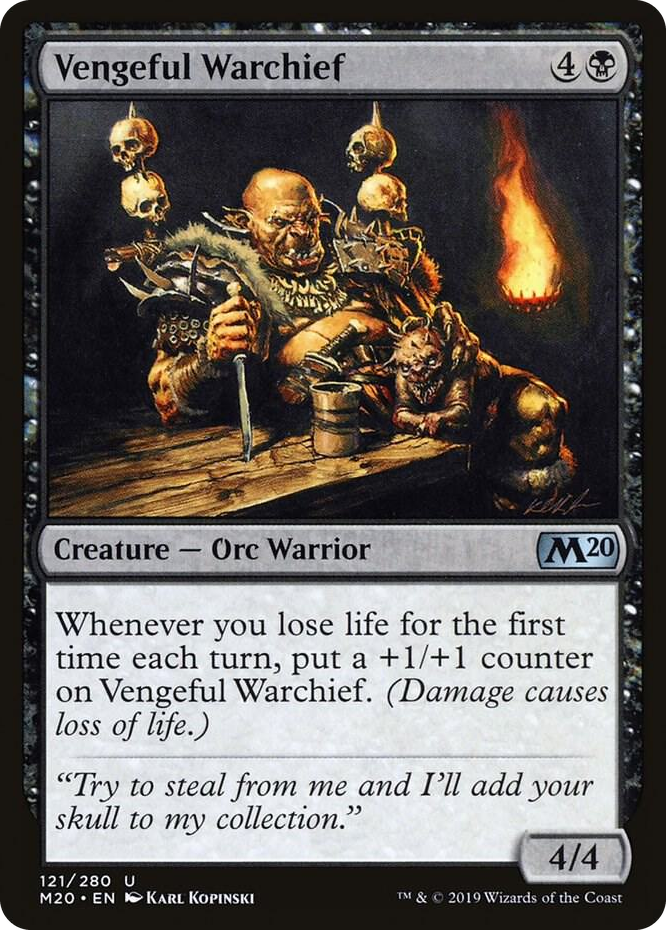 0121 Vengeful Warchief U Core Set 2020
