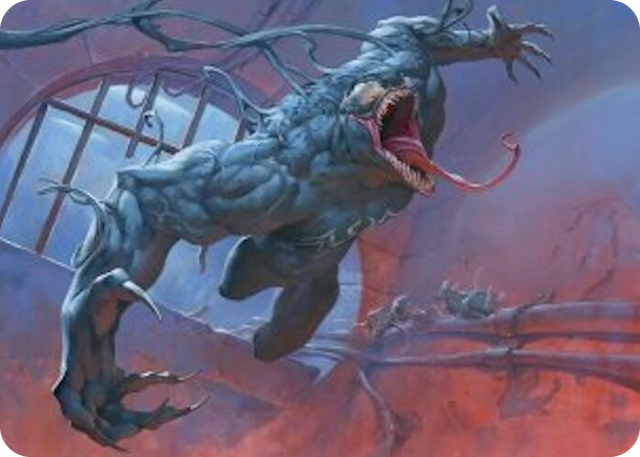 0012 Venom, Evil Unleashed Art Card S Art Series: Marvel's Spider-Man