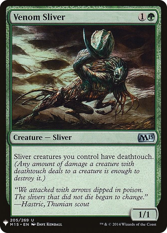 0205 Venom Sliver U The List Reprints