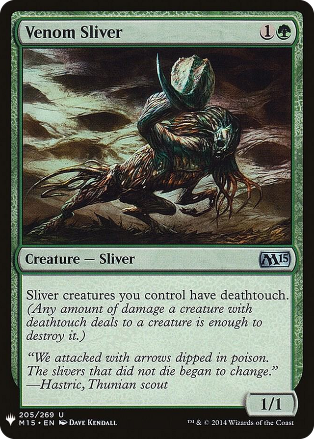 0205 Venom Sliver U The List Reprints