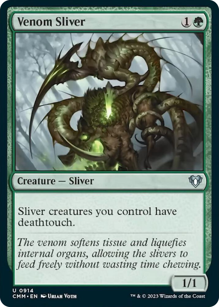 0914 Venom Sliver U Commander Masters