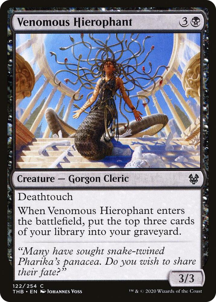 0122 Venomous Hierophant C Theros Beyond Death