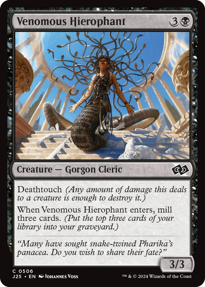 0506 Venomous Hierophant C Foundations Jumpstart