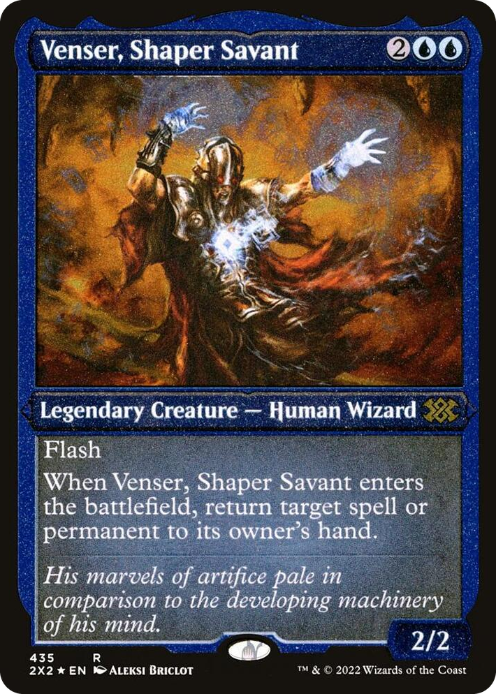 0435 Venser, Shaper Savant (Foil Etched) R Double Masters 2022