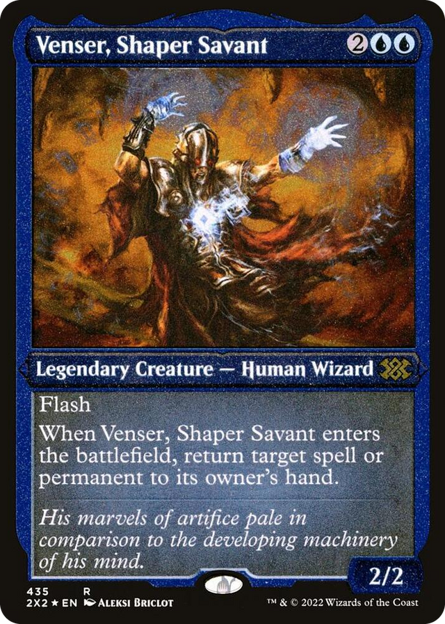 0435 Venser, Shaper Savant (Foil Etched) R Double Masters 2022