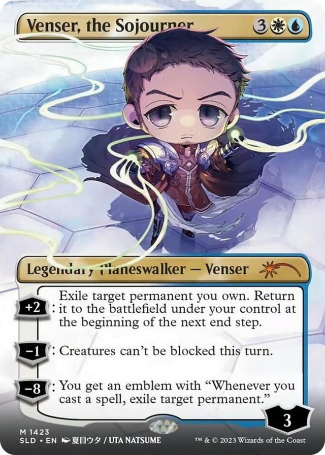 1423 Venser, the Sojourner (Rainbow Foil) M Secret Lair Drop Series