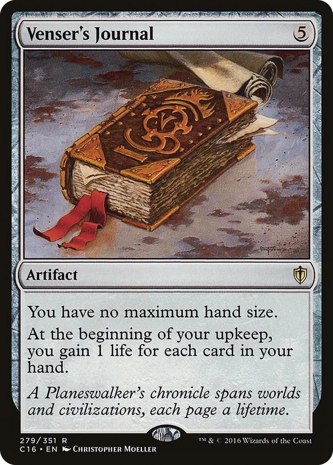 0279 Venser's Journal R Commander 2016