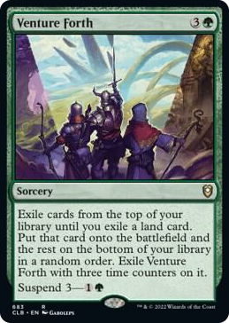 Venture Forth #683 R - Commander Legends: Battle for Baldur's Gate Pokemon card