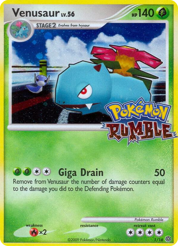 0001 Venusaur Promo Rumble