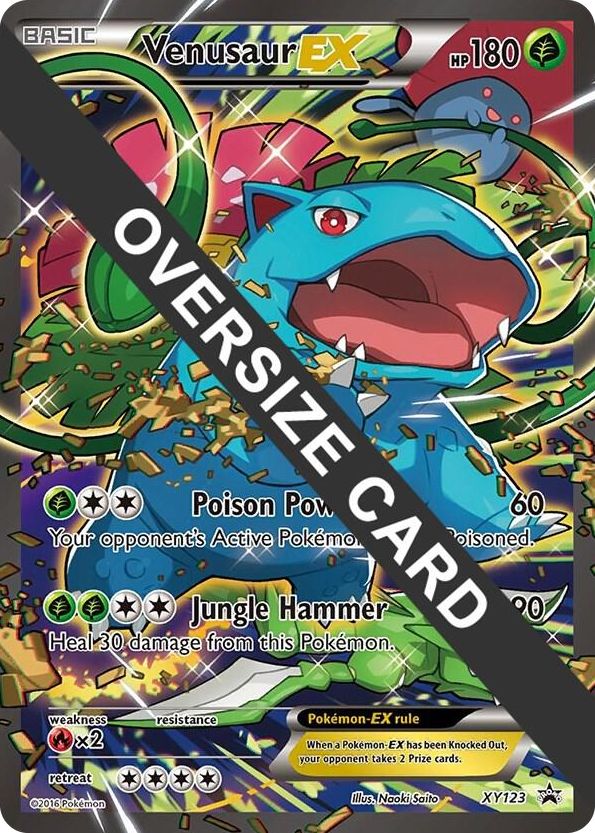XY123 Venusaur EX - XY123 Promo Jumbo Cards
