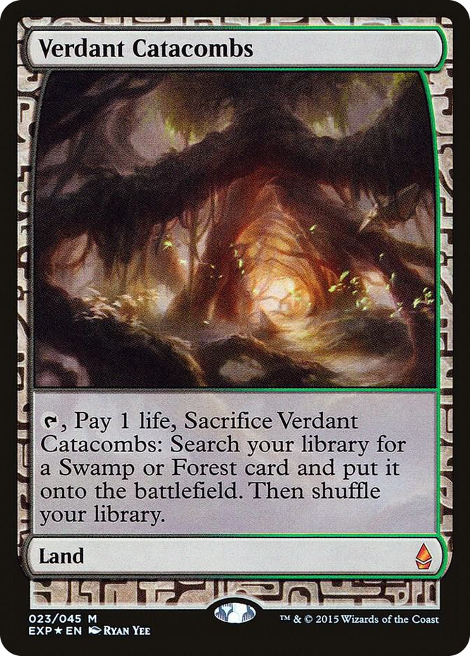 0023 Verdant Catacombs M Zendikar Expeditions