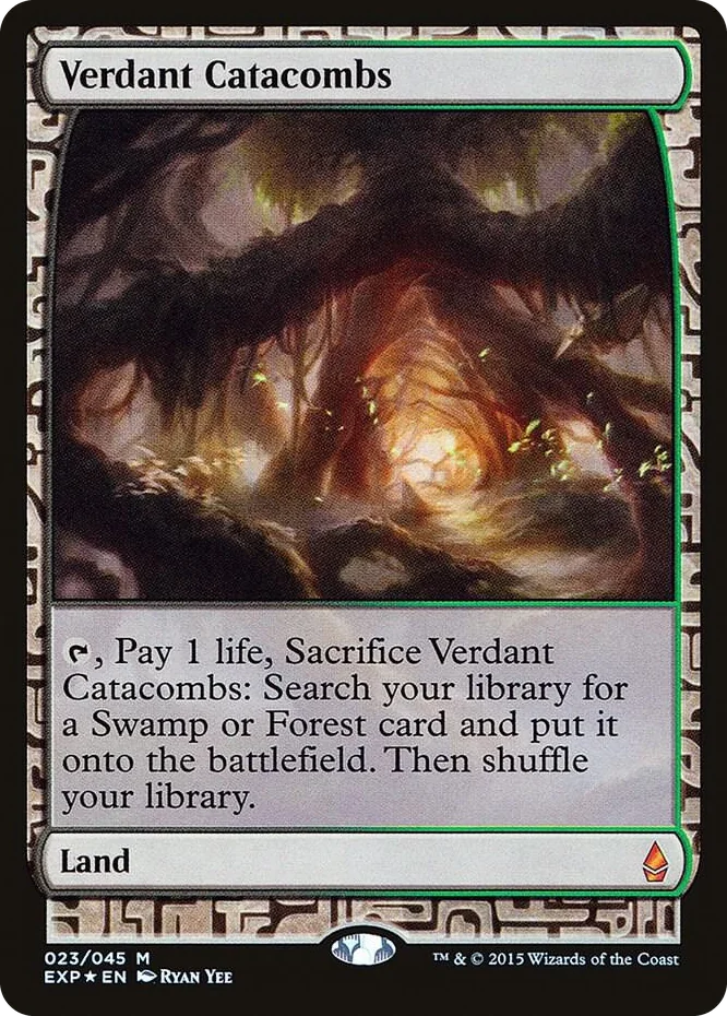 0023 Verdant Catacombs M Zendikar Expeditions