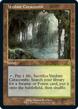 0440 Verdant Catacombs (Retro Frame) (Foil Etched) R Modern Horizons 2