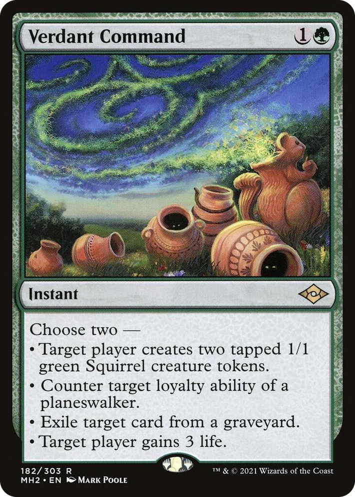0182 Verdant Command R Modern Horizons 2