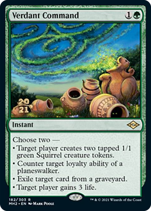 0182 Verdant Command R Prerelease Cards