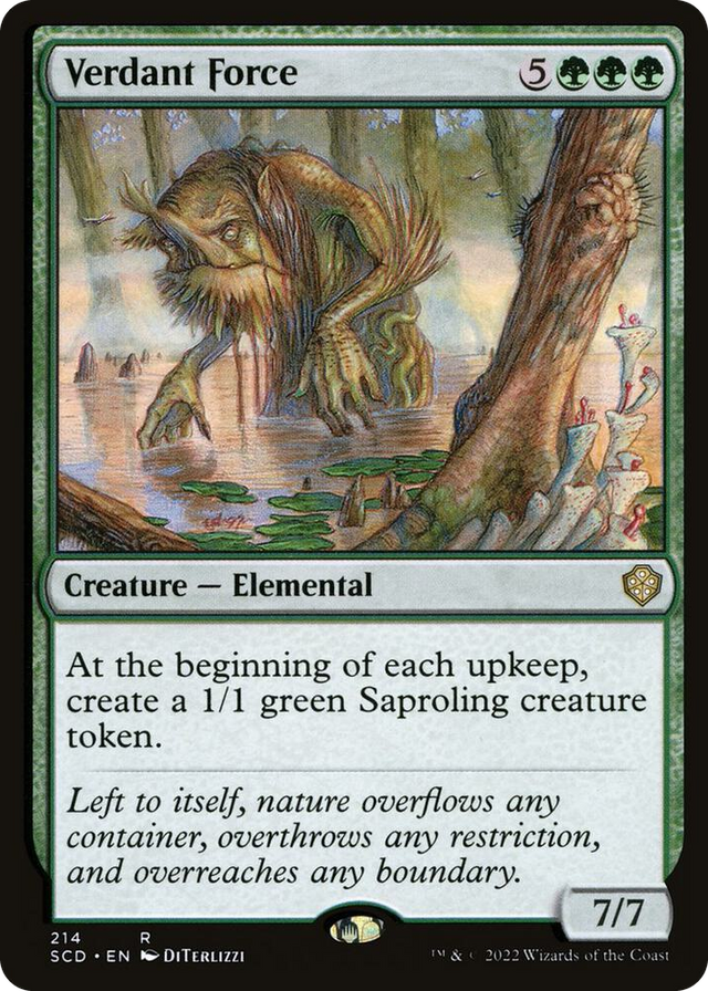 0214 Verdant Force R Starter Commander Decks