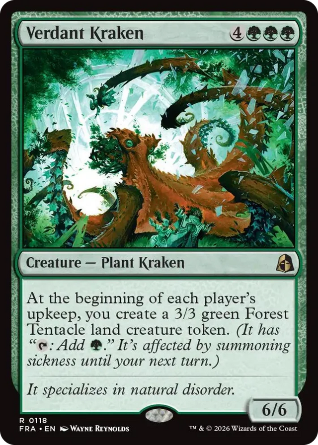Multiple Fracture Picture Verdant Kraken 118 Reality Fracture Price – The Hobby Bin