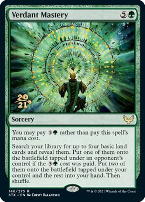 0146 Verdant Mastery R Prerelease Cards