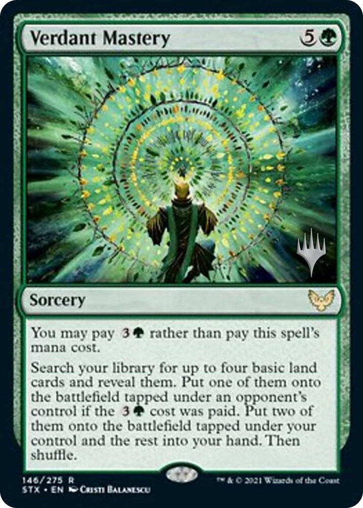 0146 Verdant Mastery R Promo Pack: Strixhaven