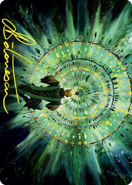 0019 Verdant Mastery Art Card (Gold-Stamped Signature) S Art Series: Strixhaven