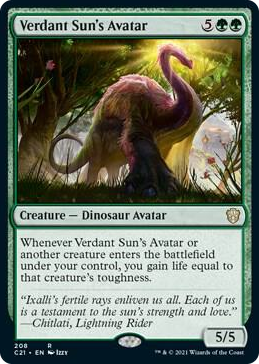 0208 Verdant Sun's Avatar R Commander 2021